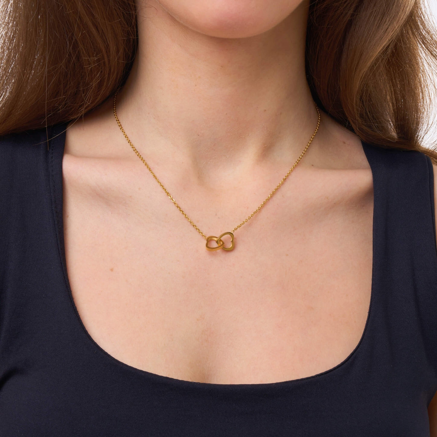 Gepersonaliseerde Dubbele Hartketting