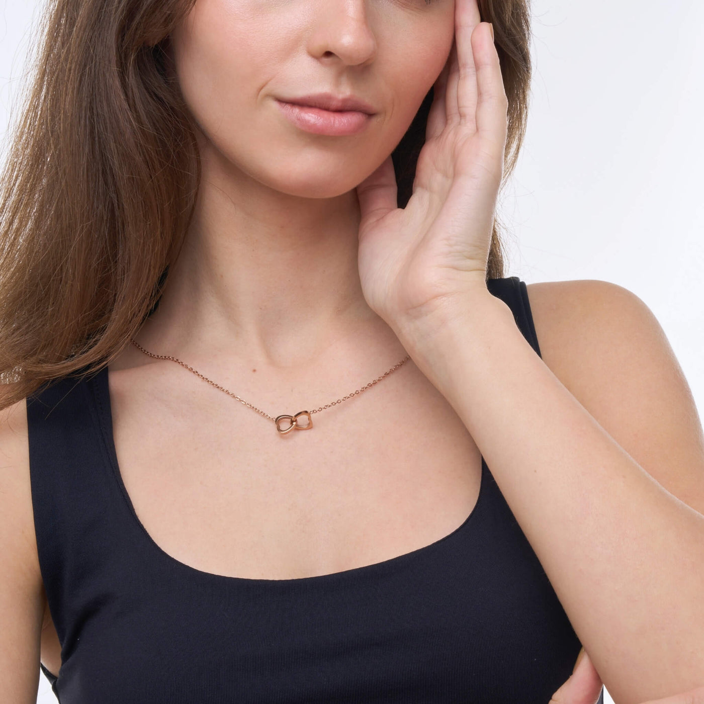 Gepersonaliseerde Dubbele Hartketting