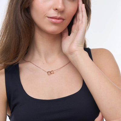 Gepersonaliseerde Dubbele Hartketting