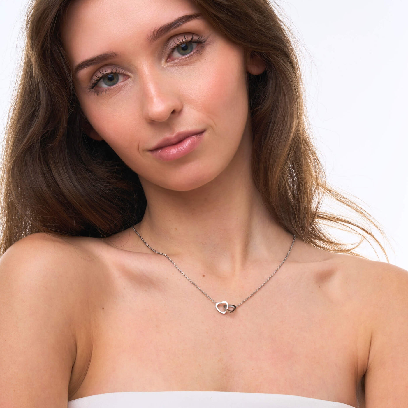 Gepersonaliseerde Dubbele Hartketting