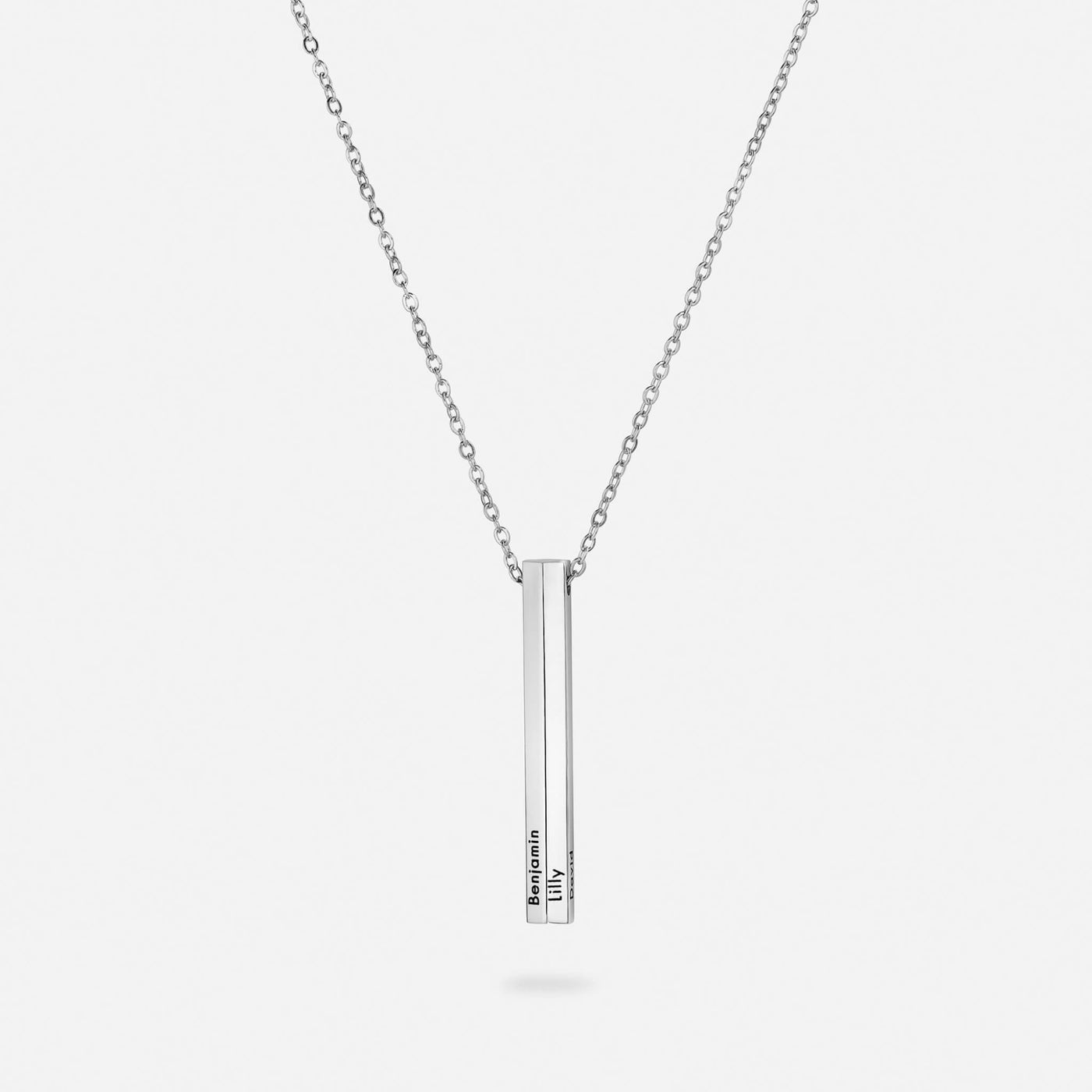 Gepersonaliseerde Verticale Naamketting